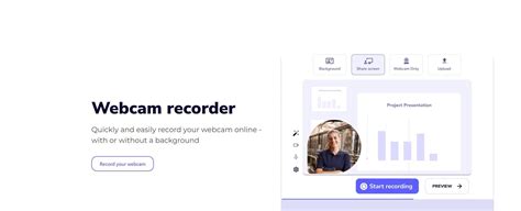 webcam recorder with virtual background|Top